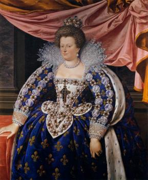 Frans The Younger Pourbus : Portrait of Marie de Medicis